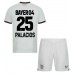 Maillot de foot Bayer Leverkusen Exequiel Palacios #25 Extérieur vêtements enfant 2023-24 Manches Courtes (+ pantalon court)